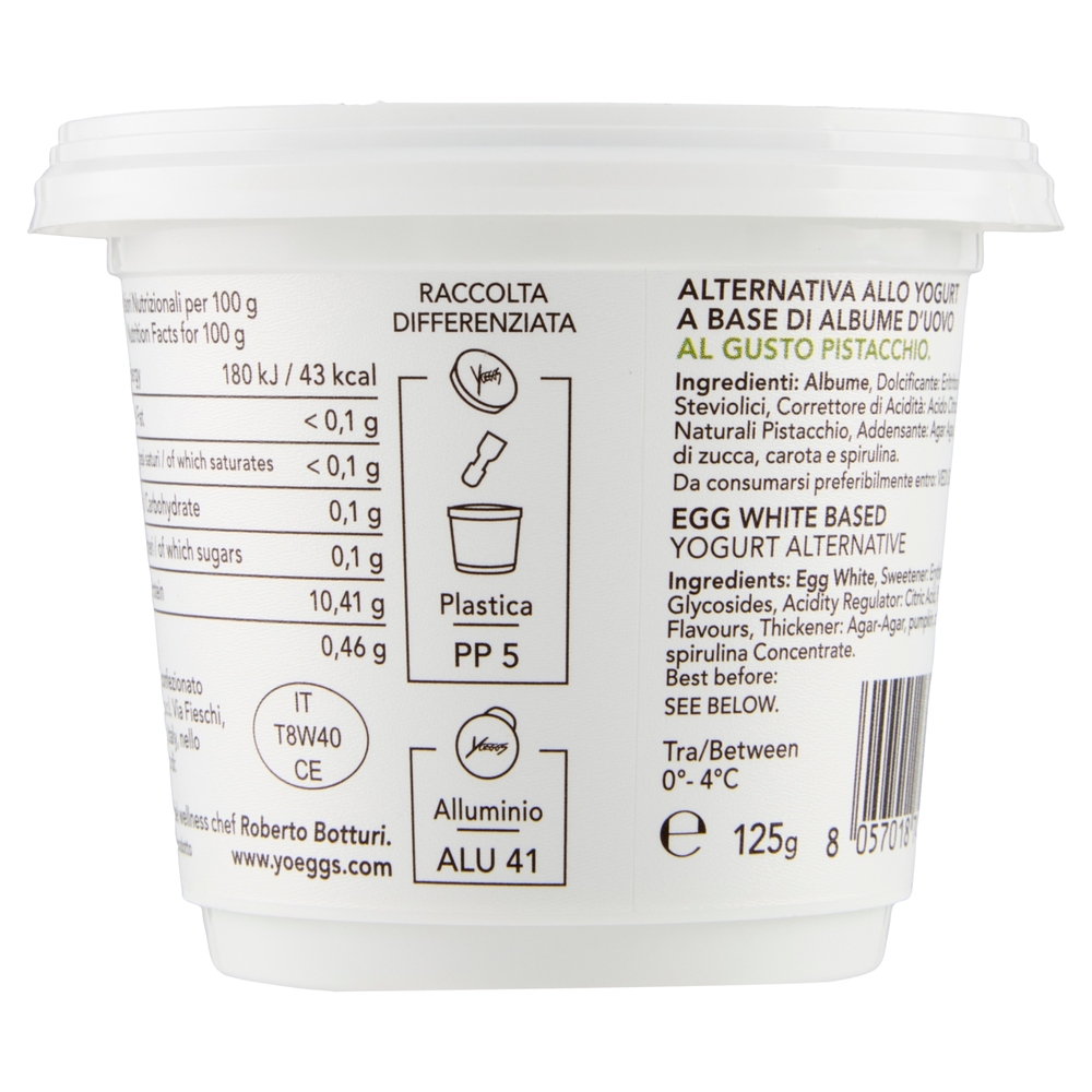 Yogurt Proteico al Pistacchio, 125 g